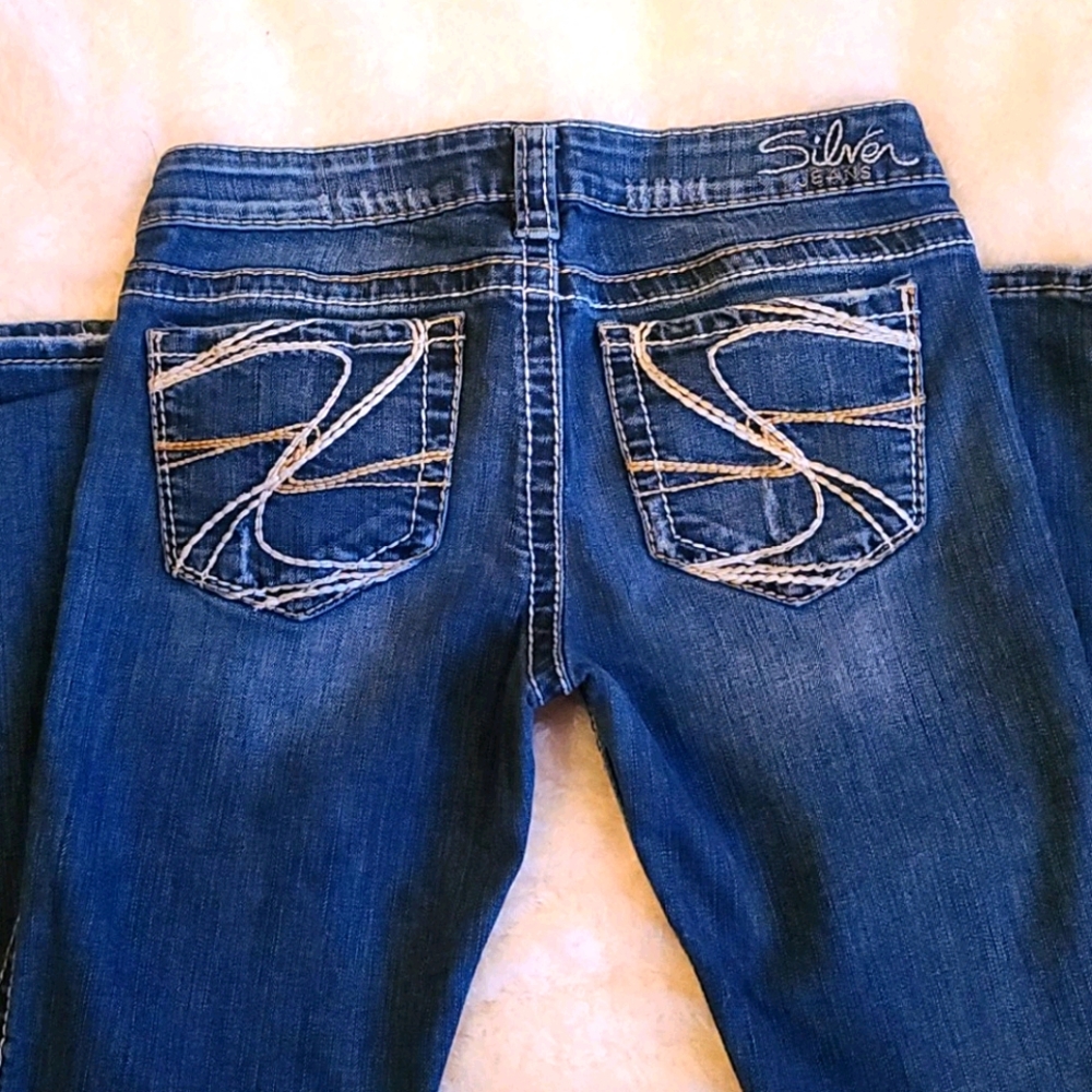 Silver Bootcut Jeans